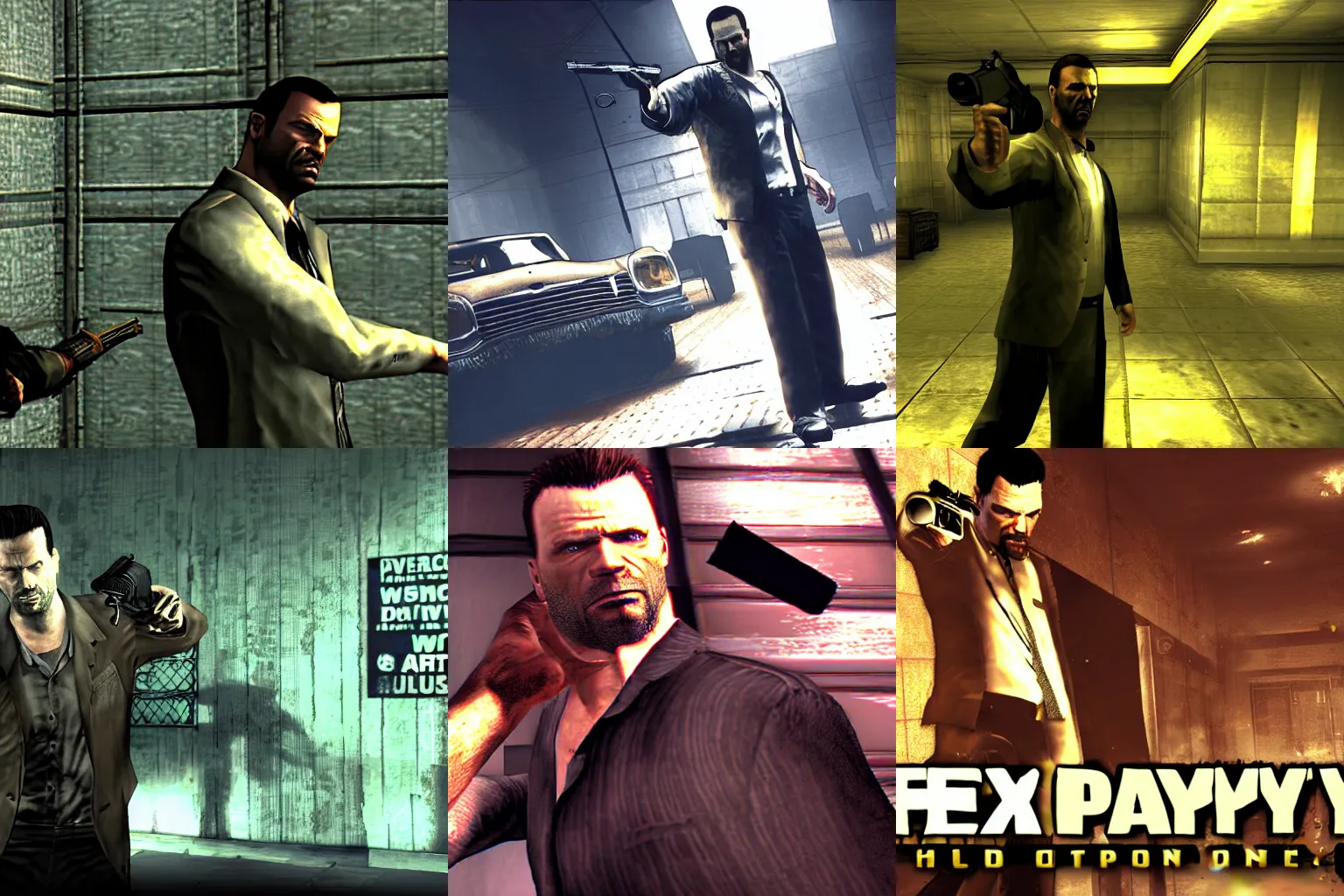 Prompt: max Payne cutscene screenshot