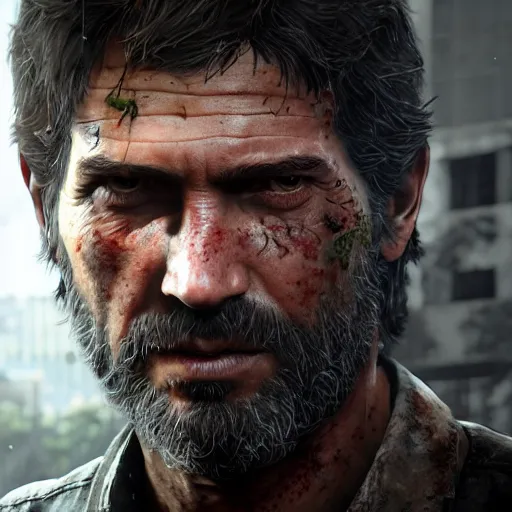 Image similar to Joel from the last of us unreal engine 5, ultra detailed, detailed, realistic