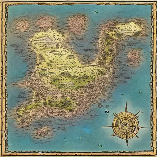 Image similar to map of fantasy world