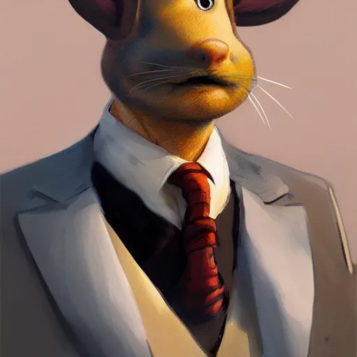 Image similar to portrait of mr. bean as roger rabbit big chungus painted by greg rutkowski