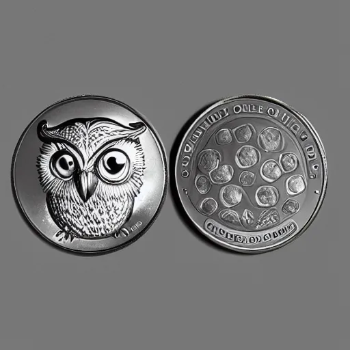 Image similar to owl silver coin