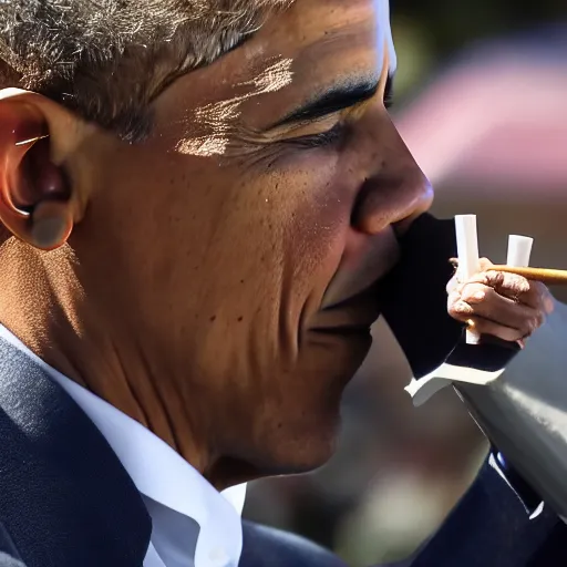 Prompt: Obama demonstrates how to properly hit a bong, highly detailed photo, 8k, award winning photograph