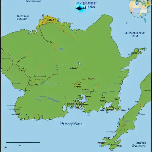 Prompt: political map of etalocin and talma, minimalist svg