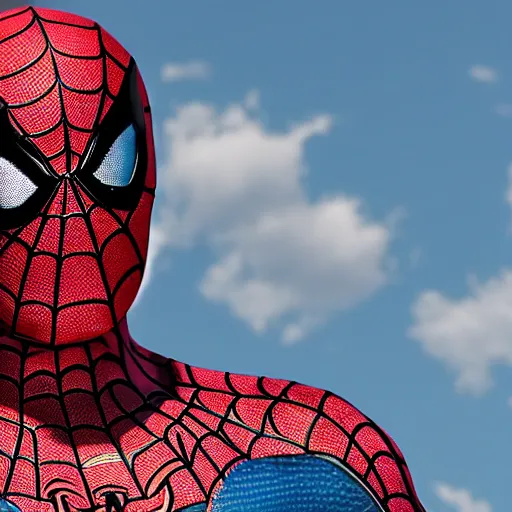 Prompt: statue of spiderman 8 k