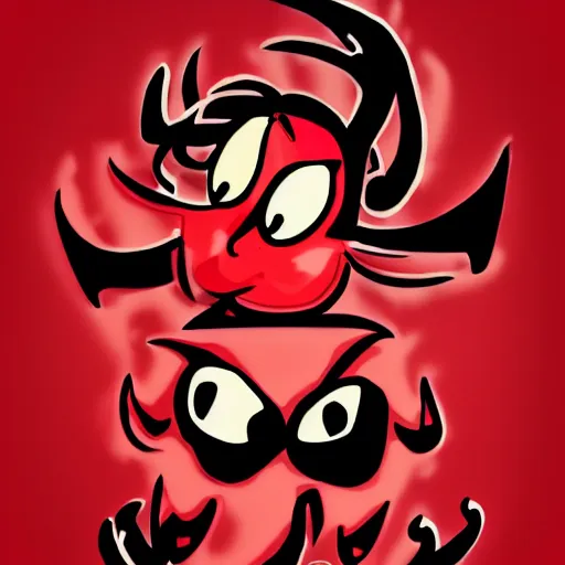 Image similar to red cartoon demon