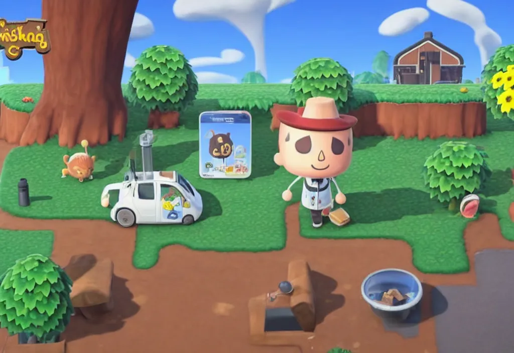 Prompt: elon musk in animal crossing, elon musk in the video game animal crossing, gameplay screenshot, close up, 3 d rendering. unreal engine. amazing likeness. very detailed.