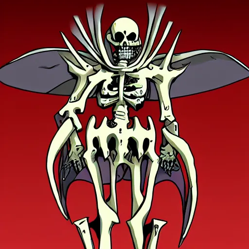 Image similar to Overlord Skeleton Necromage from the anime Overlord