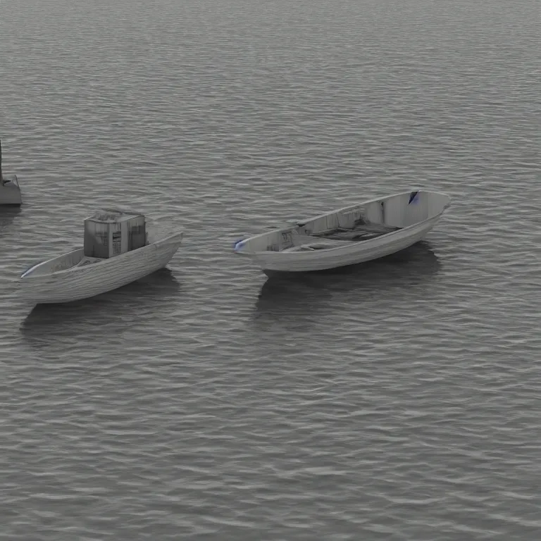 Prompt: a picture of a rising tide lifts all boats. visual art, 8 k resolution, 3 d modelling, accent lighting