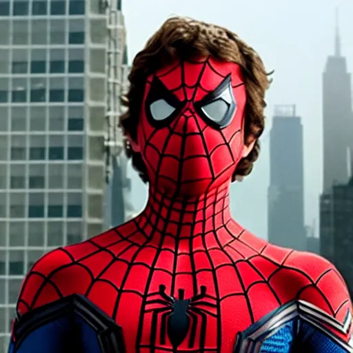 Image similar to Michael Cera as Spider-Man