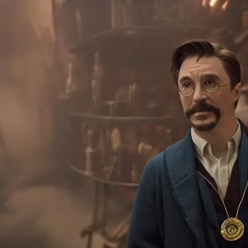 Image similar to Film still of Harry Potter as Dr. Strange, from Avengers: Endgame (2019)
