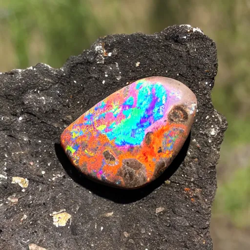 Image similar to brilliant boulder opal in the rough