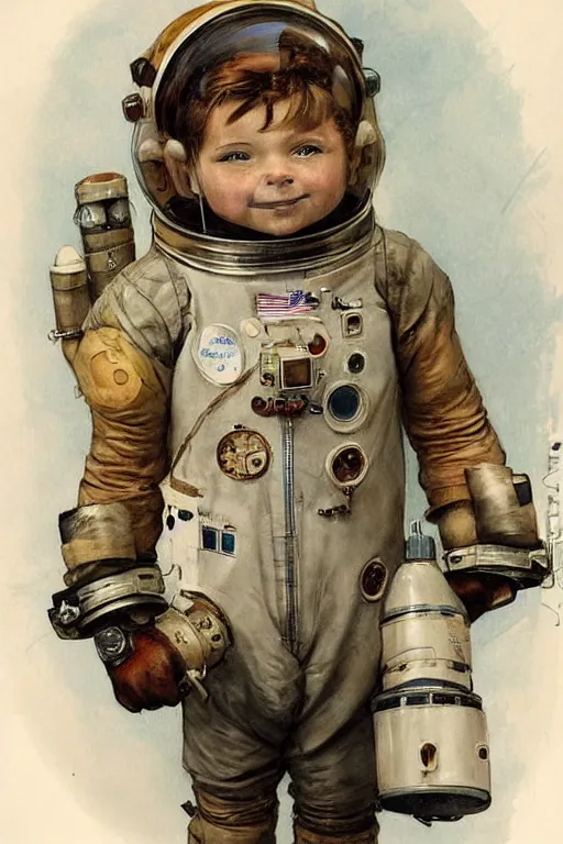 Image similar to (((((portrait of boy dressed as steampunk astronaut costume . muted colors.))))) by Jean-Baptiste Monge !!!!!!!!!!!!!!!!!!!!!!!!!!!