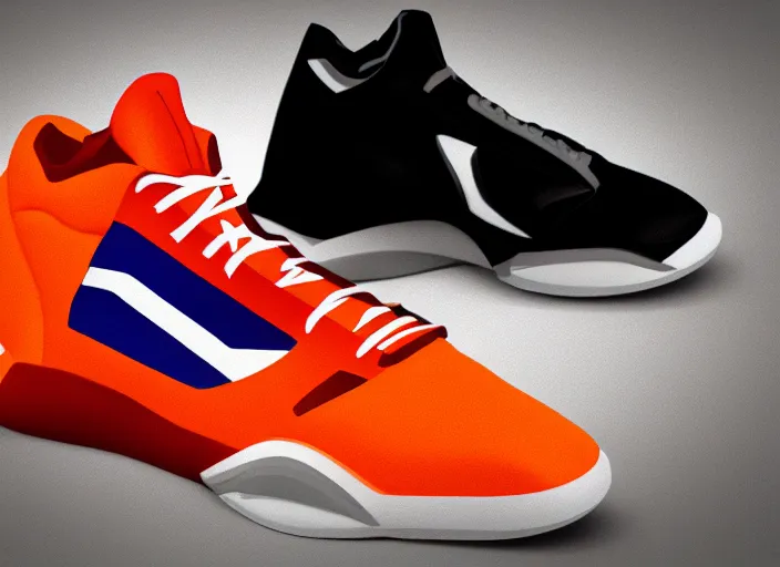 Prompt: basketball sneakers concept of nova, trending on artstation, smooth, sharp focus