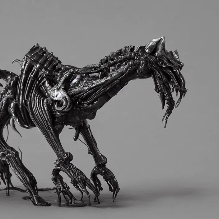 Image similar to 80mm resin detailed miniature of a Horse Xenomorph from Alien(1980), Product Introduction Photos, 4K, Full body,