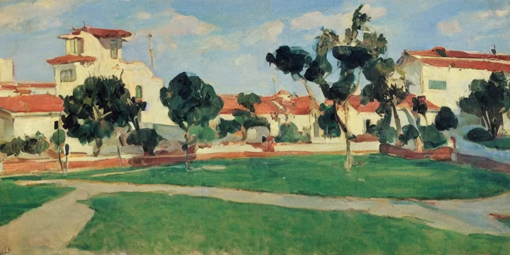 Image similar to us suburbs, sorolla 1950