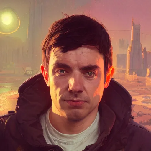 Prompt: highly detailed portrait, merlin adam, in gta v, stephen bliss, unreal engine, fantasy art by greg rutkowski, loish, rhads, ferdinand knab, makoto shinkai and lois van baarle, ilya kuvshinov, rossdraws, tom bagshaw, global illumination, radiant light, detailed and intricate environment