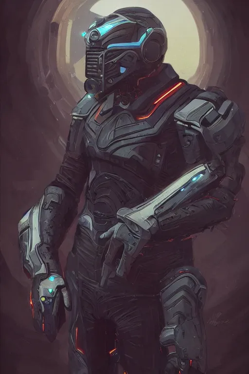 Image similar to Portrait of John Brown wearing futuristic power armor, fantasy, intricate, highly detailed, digital painting, trending on artstation, sharp focus, illustration, style of Stanley Artgerm and Dan Mumford