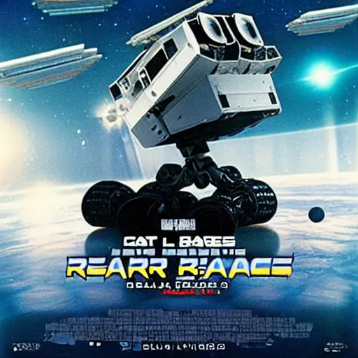 Image similar to 3 d rendered movie still shiny pearlescent robots ( ( cat ) ) in epic space battles and disco dance contests, they vacation on saturn. science fiction blockbuster movie, imax 7 0 mm. bladerunner, wall - e