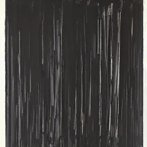 Image similar to a pierre soulages painting about religion