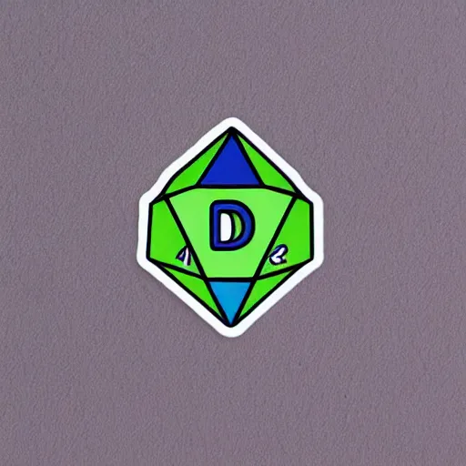 Image similar to cute d & d d 2 0 sticker