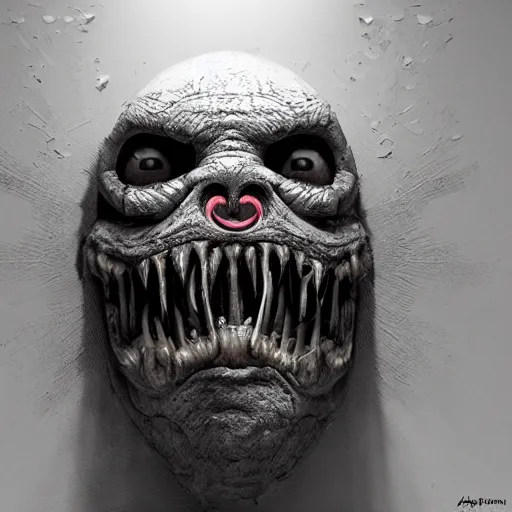 Image similar to creepy monster lurking in a dingy basement, highly detailed, epic lighting, hyper photorealism, low angle, trending on artstation 8 k