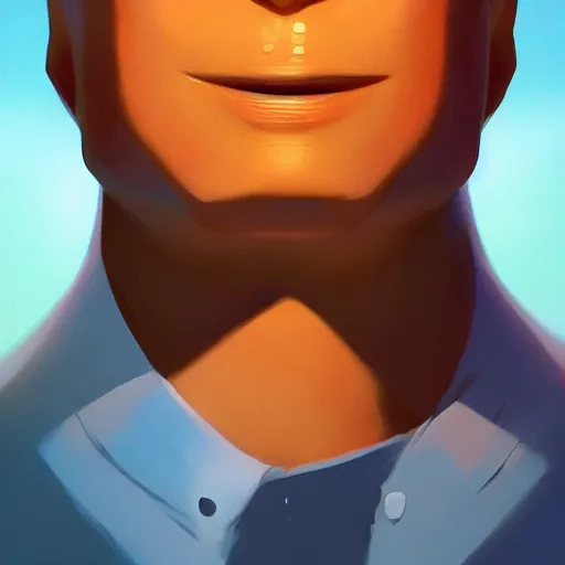 Image similar to face icon stylized minimalist goldfinger, loftis, cory behance hd by jesper ejsing, by rhads, makoto shinkai and lois van baarle, ilya kuvshinov, rossdraws global illumination