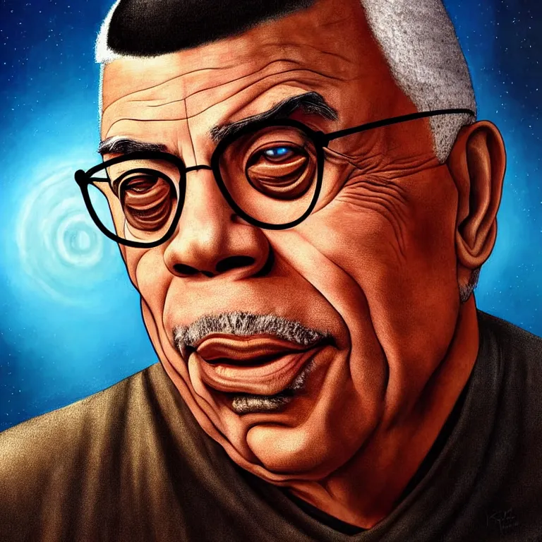 Image similar to epic professional digital art of james earl jones as spock, moderate atmospheric lighting, painted, intricate, detailed, by kyna tek, adar darnov, sidney lugo, alana fletcher, anthony moravian, epic, stunning, gorgeous, much wow, cinematic, masterpiece.