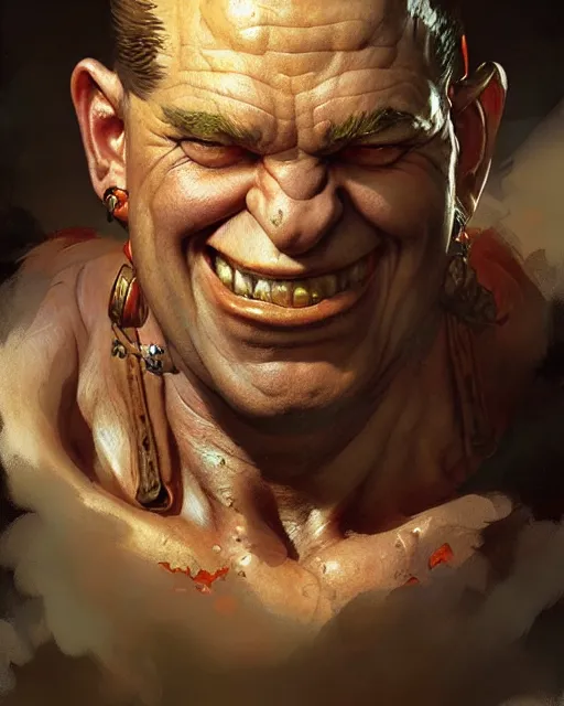 Image similar to scrappy popeye, fantasy character portrait, ultra realistic, concept art, intricate details, highly detailed by greg rutkowski, gaston bussiere, craig mullins, simon bisley