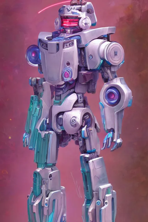 Prompt: a full body portrait of Autobot Rung!!!, seapunk Mecha , vaporwave , digital art, artstation, by WLOP, Ilya repin, alphonse mucha., Very highly detailed 8K, octane, Digital painting, the golden ratio,