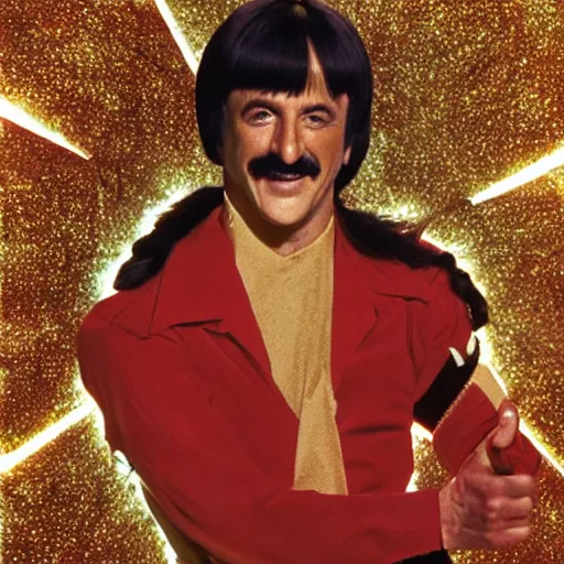 Image similar to sonny bono as the sun with a face photo