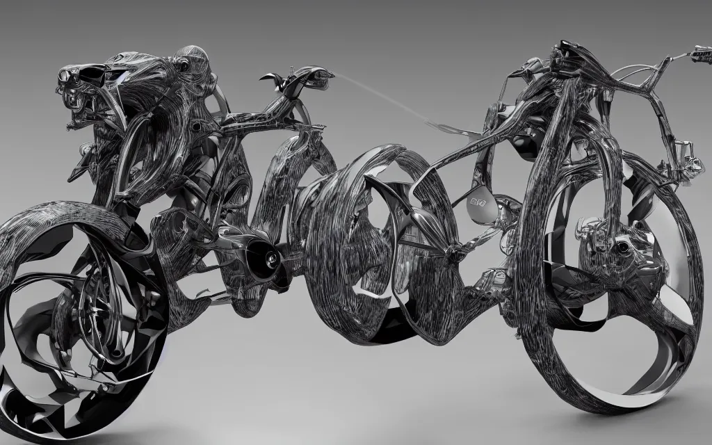 Image similar to futuristic bike design powered by magnetic and gravitational forces by mercedes - benz, wide shot, front camera view, ultra realistic, concept art, intricate details, eerie, highly detailed, photorealistic, 8 k, unreal engine