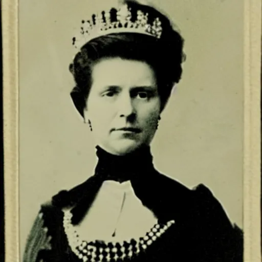 Image similar to photo of a 3 1 year old german queen, circa 1 8 6 5