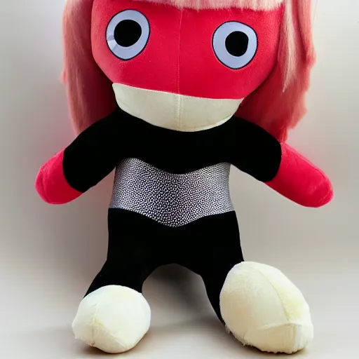 Image similar to genesis p - orridge soft toy plushie