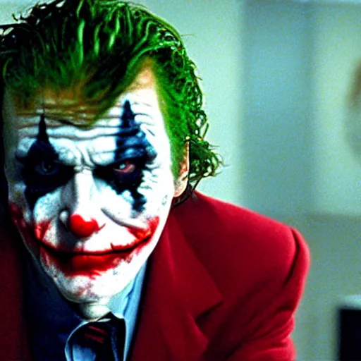 Prompt: Joker in American Psycho (1999)