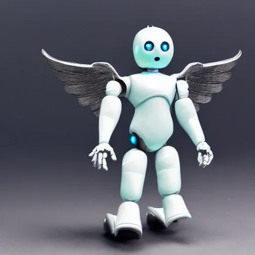 Image similar to robotic angel of small death