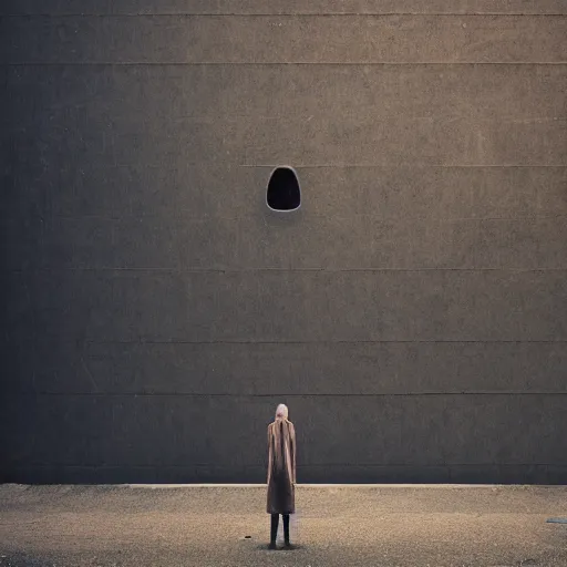 Image similar to sad faces on walls by Mike Winkelmann