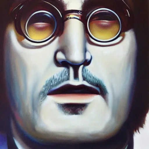 Prompt: John Lennon, oil Painting, HD, 4k, intricate detail