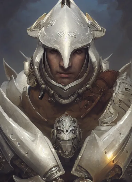 Image similar to subsurface scattering, white, paladin with ivory armor with faces on it, by jesper ejsing, justin gerard, tomasz alen kopera, cgsociety and fenghua zhong, highly detailed, rim light, cinematic lighting, illustration, art, octane render, very coherent, cinematic, hyper realism, high detail, octane render, 8 k