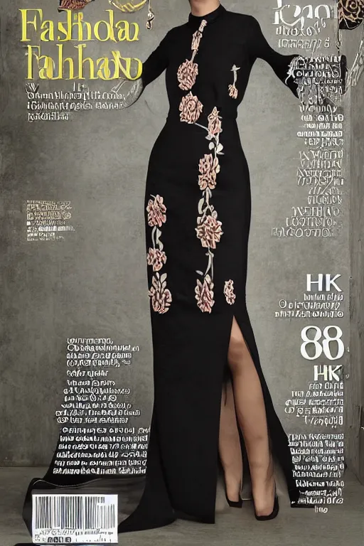 Prompt: award winning fashion photograph of a stylish long dress made out of vietnamese pho, 8k UHD for the front cover of a fashion magazine