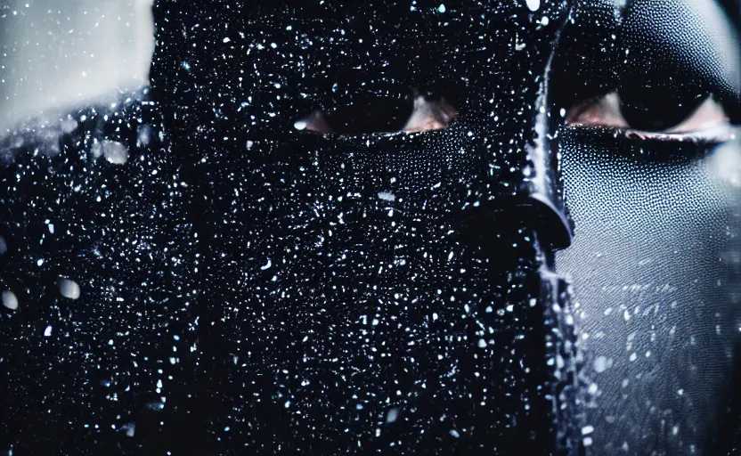 Prompt: cinestill 5 0 d candid photographic portrait by helen levitt of a feminine android wearing sexy black mesh techwear on a black marble monument, extreme closeup, modern cyberpunk moody emotional horror cinematic, lens flare snow storm, 8 k, hd, high resolution, 3 5 mm, f / 3 2, ultra realistic faces, ex machina