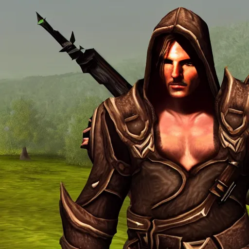 Image similar to Tom Cruise in World of Warcraft, very detailed