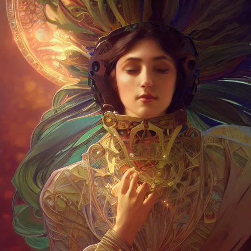 Image similar to The heart beat of the universe, intricate, highly detailed, digital painting, artstation, concept art, sharp focus, cinematic lighting, illustration, art by artgerm and greg rutkowski, alphonse mucha, cgsociety