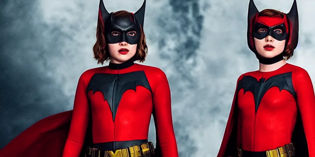 Prompt: maya hawke as batwoman