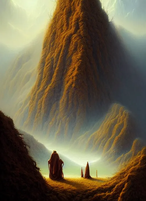 Prompt: a hyper - detailed 3 d render like a oil painting of the spirits of the valley, surrealism!!!!! surreal concept art, lifelike, photorealistic, digital painting, aesthetic, smooth, sharp focus, artstation hd, by greg rutkowski, bruce pennington, valentina remenar and asher duran,