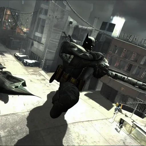 Image similar to Batman in Call of Duty MW2