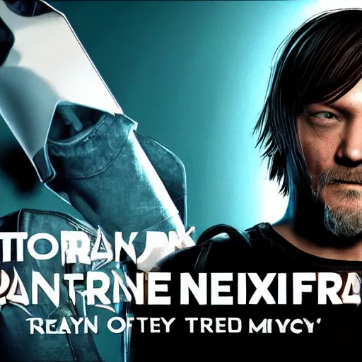 Prompt: Norman Reedus and the Funky Fetus reveal trailer Playstation 5 8K HDR