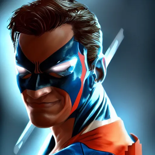 Prompt: Tom Holland is Nightwing, hyperdetailed, artstation, cgsociety, 8k