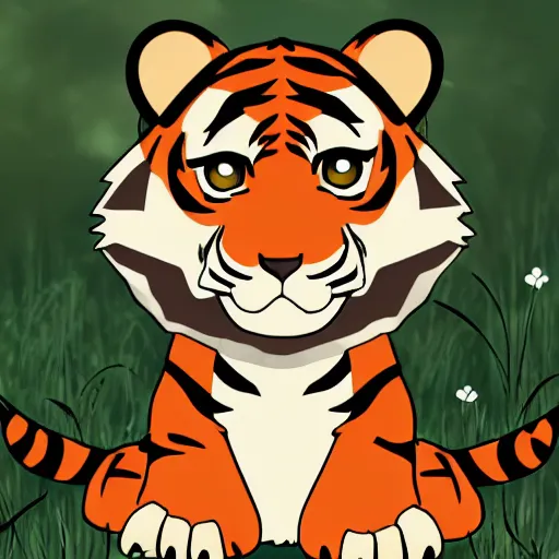 TIGER ANIME RENDER by LidiaMcFurrys -- Fur Affinity [dot] net