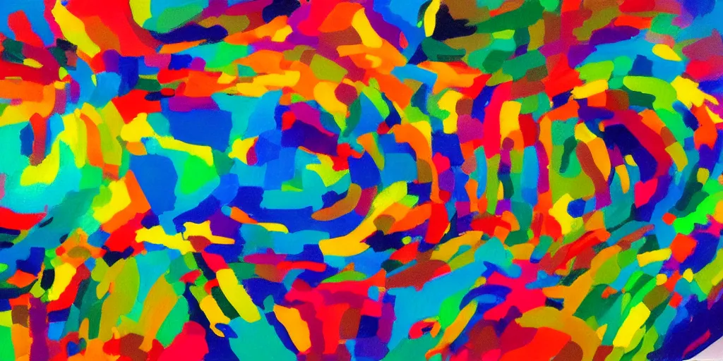 Prompt: colorful abstract art