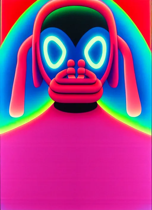 Image similar to cyborg by shusei nagaoka, kaws, david rudnick, airbrush on canvas, pastell colours, cell shaded, 8 k